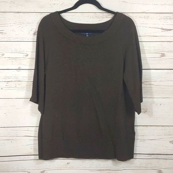 Gap Scoop Neck cotton/ Cashmere Sweater - Picture 1 of 6